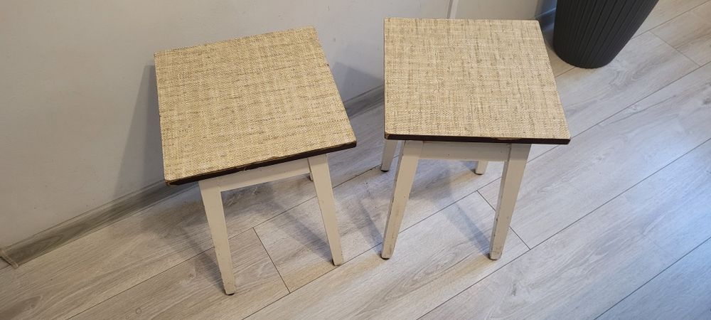 Taborety kuchenne PRL