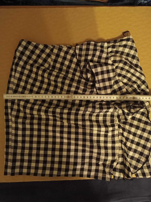 Spódniczka mini w kratkę