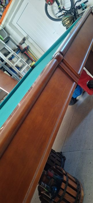 Mesa de Bilhar Convertível (c/ Tampo de Jantar) + Acessórios