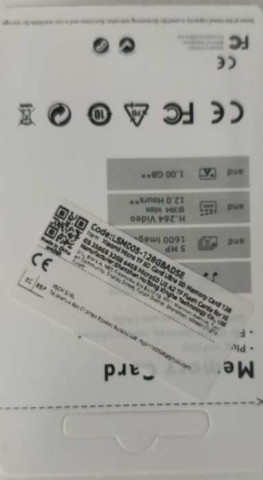 Xiaomi 128 GB karta pamięci MicroSD z adapterem