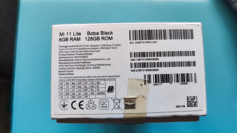 Xiaomi 11 lite 6/128