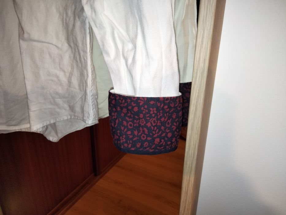 Camisa branca slim fit Zara (S)