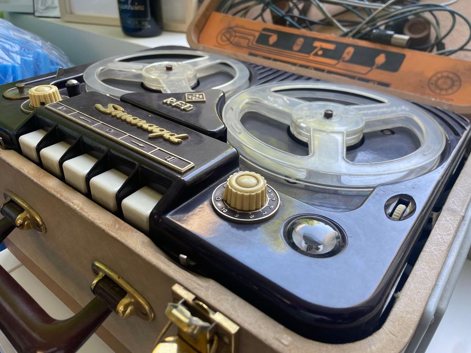 Gravador de Bobina a Bobina Smaragd (anos 1960)