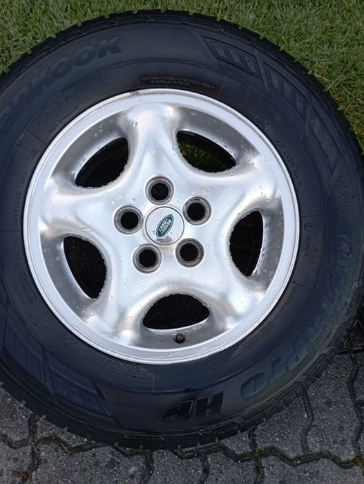 5 Jantes 16 Land Rover com pneus