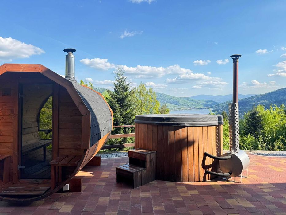 Wynajem domku Leśnego nad jeziorem z basenem/sauna jacuzzi quady