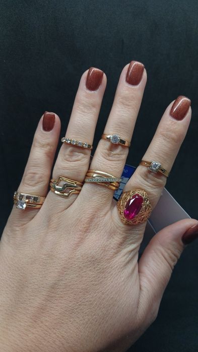 Каблучки 585 проби / кольца/перстни