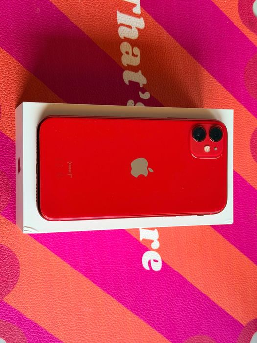 iPhone 11 128 GB Product(RED) – bardzo dobry stan, oryginalne pudełko