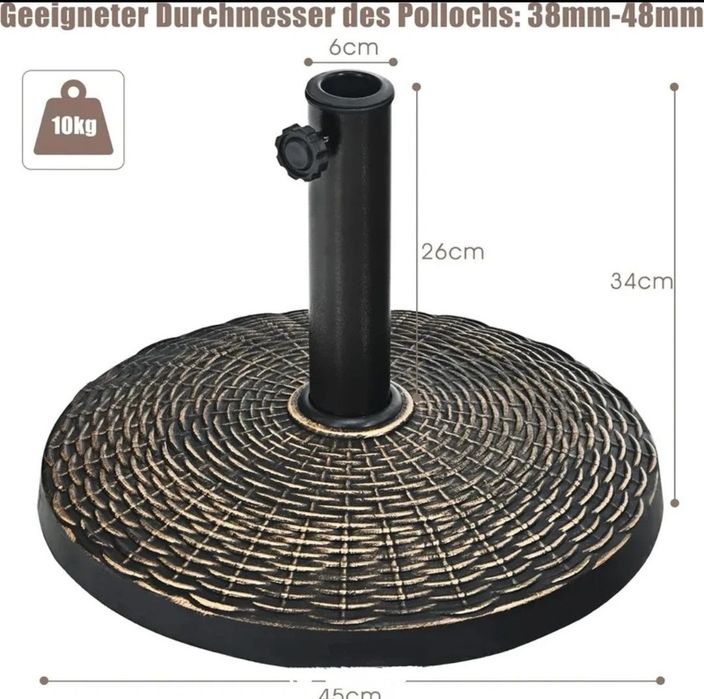 Base de Guarda-Sol Design Rattan