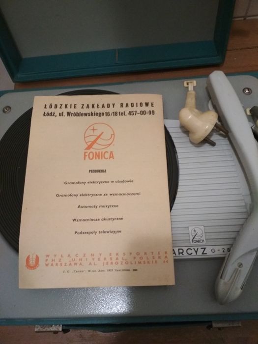 Gramofon Narcyz G260