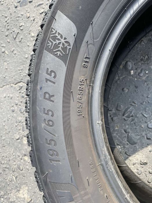 Шини 195/65 R15 Michelin 2024p зима 7/6,6мм