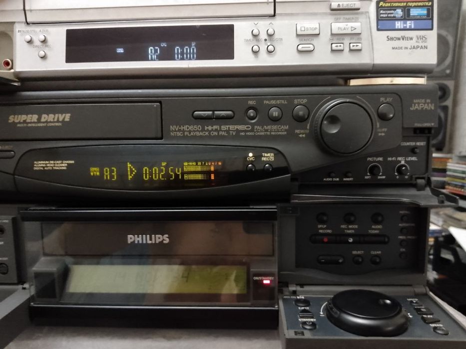 Видеомагнитофоны стерео hi fi