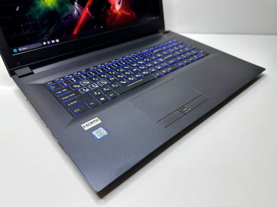 Ігровий Clevo N870EK, i7-8750H, 16Gb, SSD256+500, GTX 1050Ti, FHD IPS
