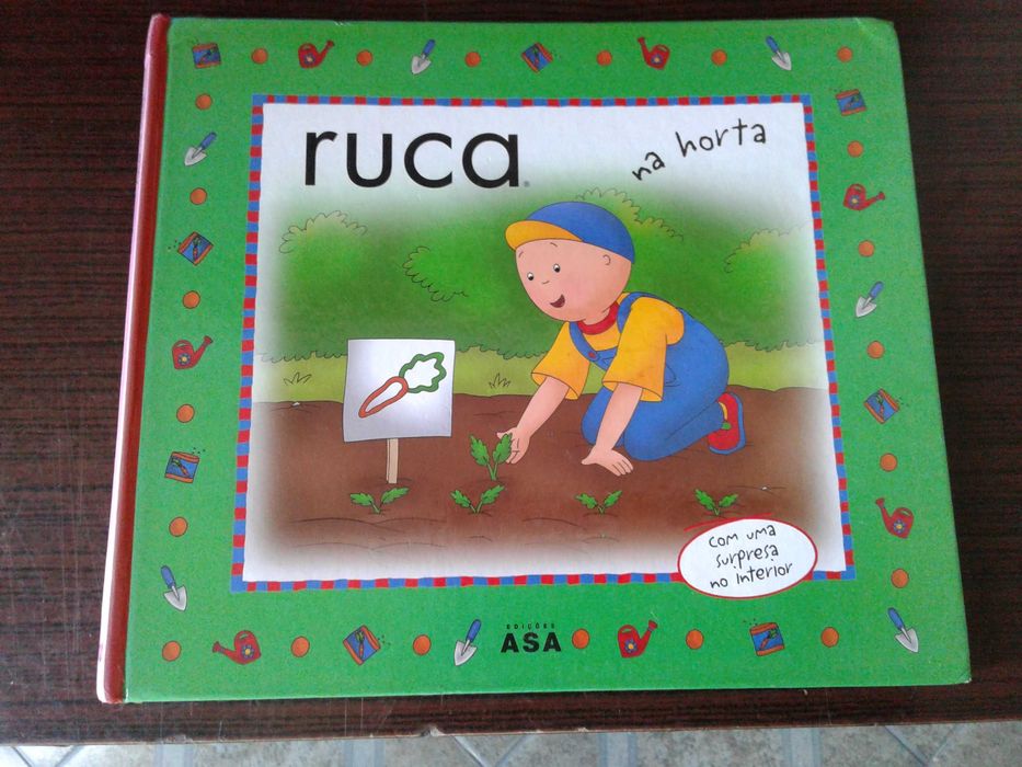 Livros da coleção surpresa do Ruca
