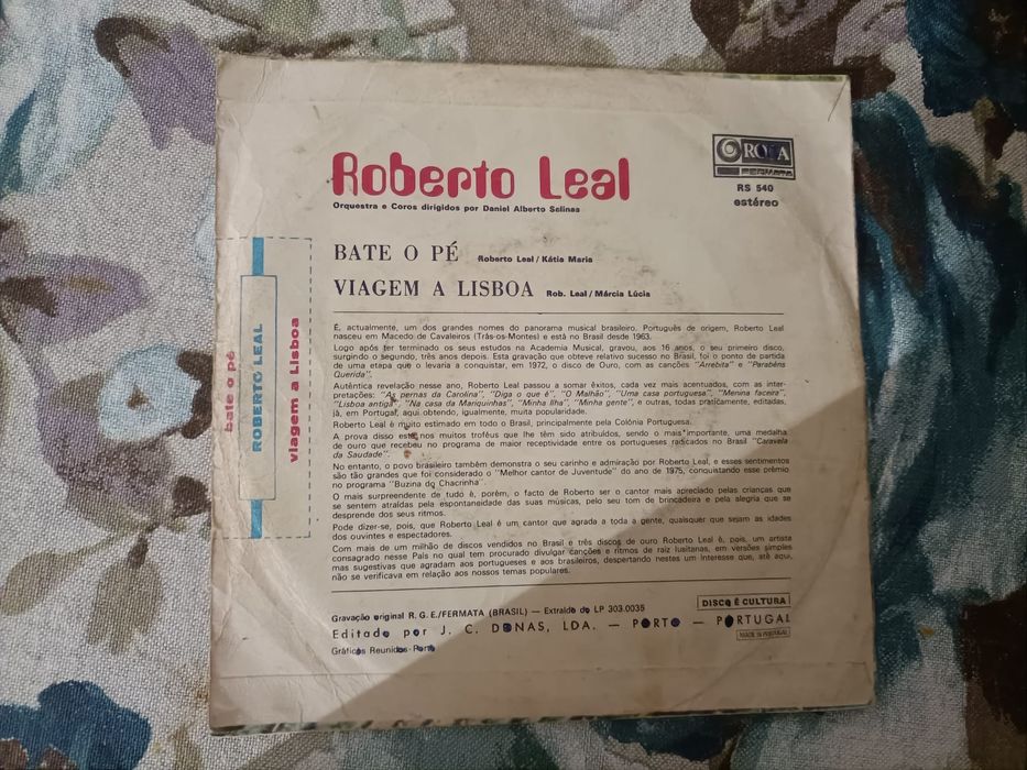 Disco vinil Roberto Leal