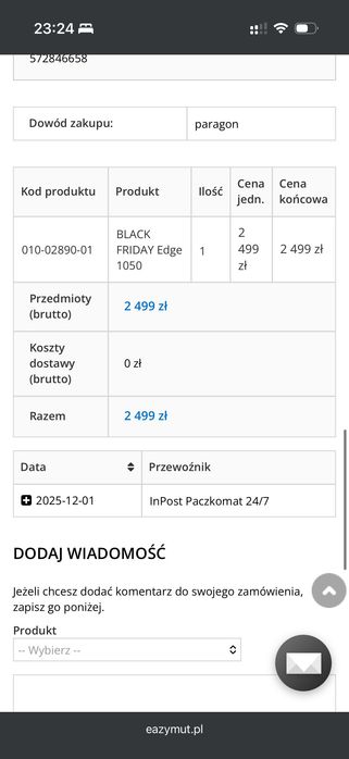 Garmin Edge 1050 + Garmin etui (dostępne tylko przez tydzień)