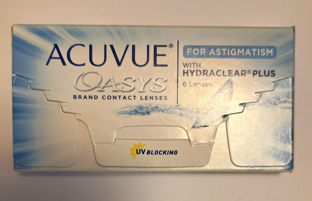 Soczewki kontaktowe -4,25 Acuvue Oasys for astigmatism 3 sztuki