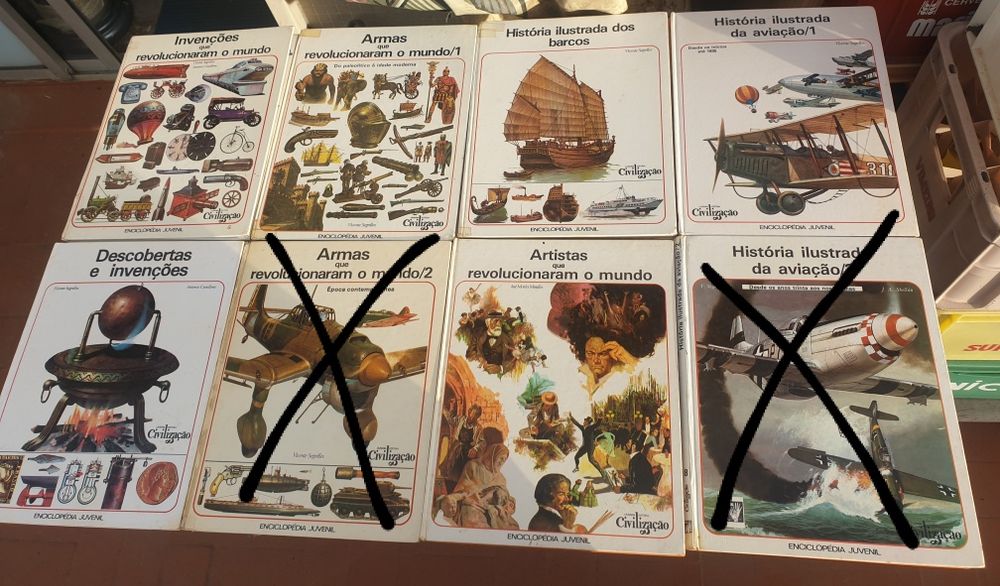 Livros antigos a civilização
