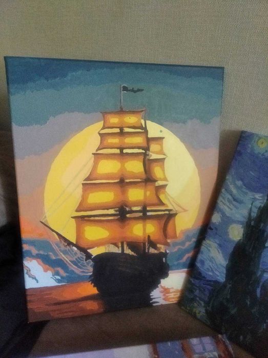 Готовая картина по номерам