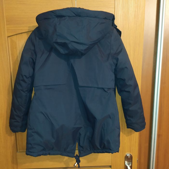 Kurtka zimowa dziecięca  z futerkiem 146