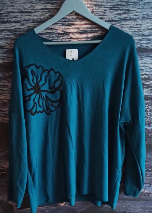 Włoski sweterek r.XL
