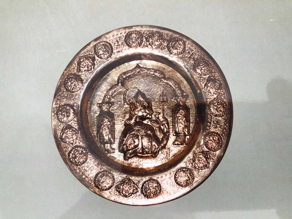 Krishna - prato de parede indiano