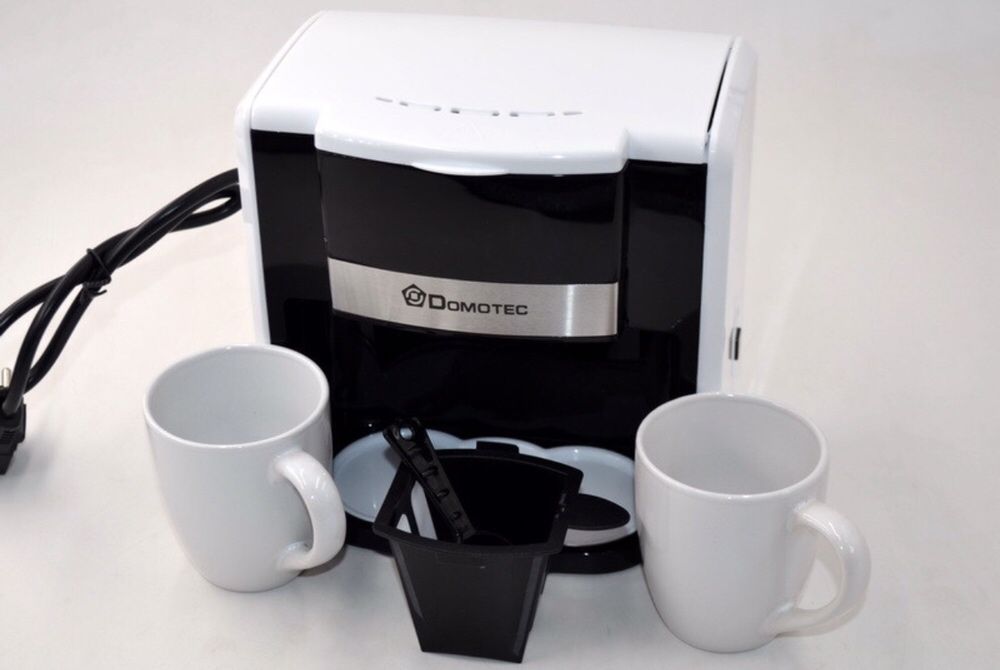 Новая кофеварка Domotec на 2 чашки / капельная кофеварка 500 вт