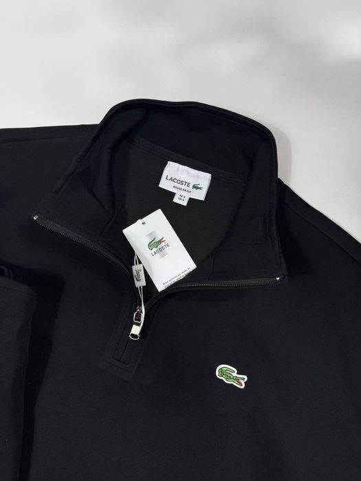 Кофта Lacoste 1/3 замок Зіп-худі Лакоста 1/3 пів замок Чоловіча