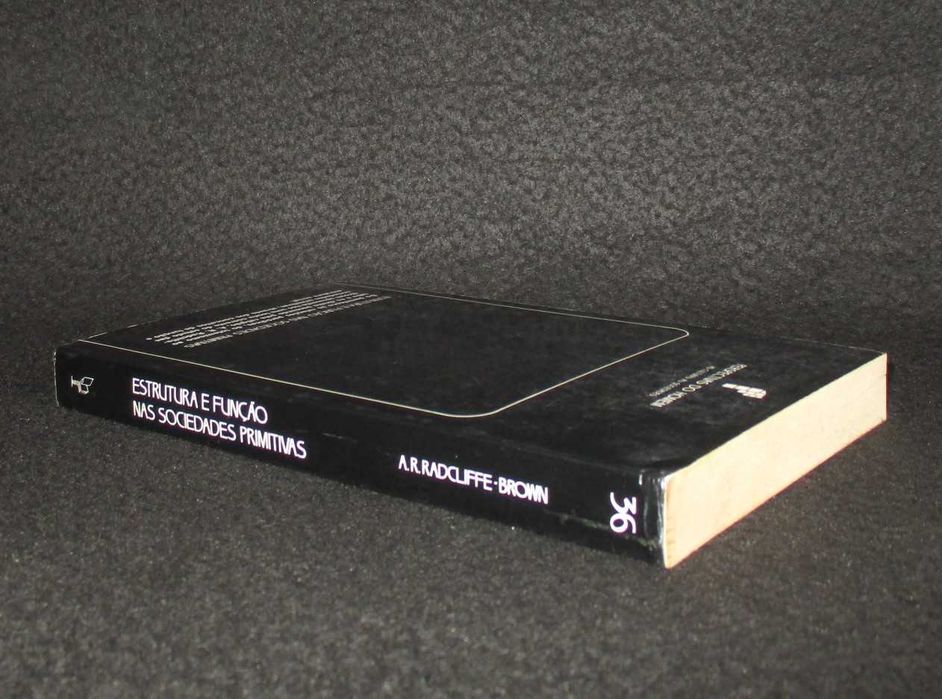 Livro Estrutura e Função nas Sociedades Primitivas Radcliffe-Brown