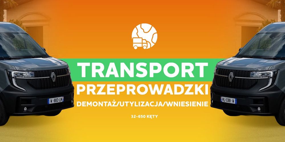 Przeprowadzki/Transport- meble, opróżnianie mieszkań, utylizacja