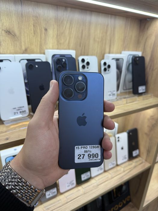 iPhone 15 Pro 128GB Blue eSIM з гарантією