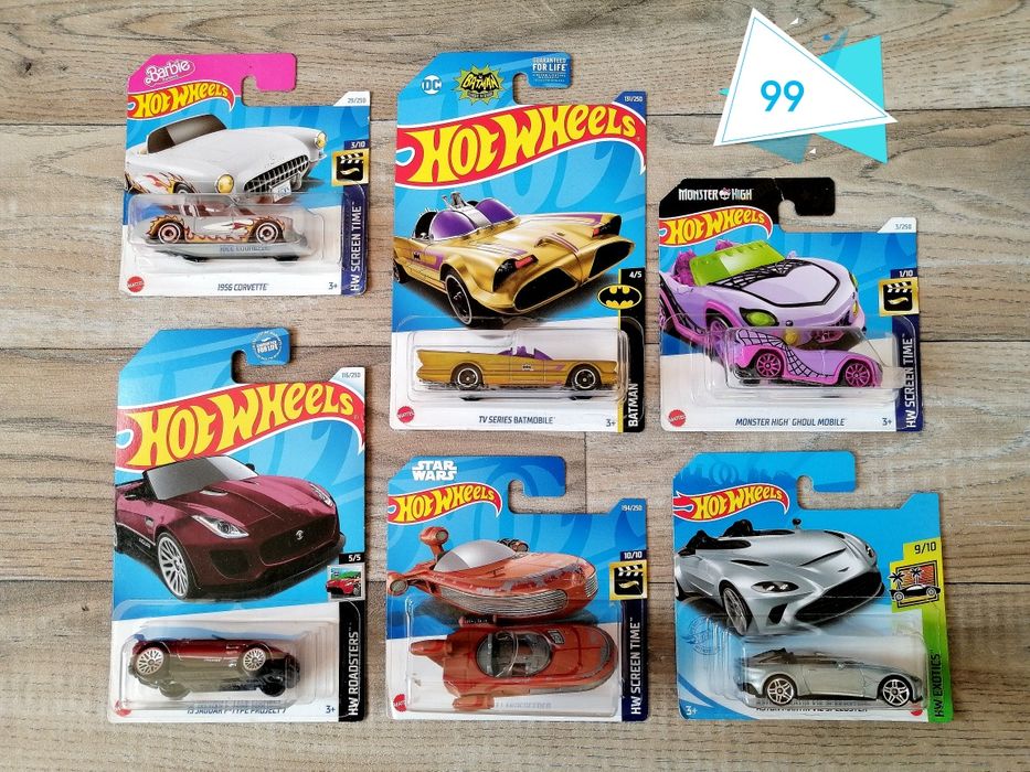 Hot wheels, Matchbox металеві машинки