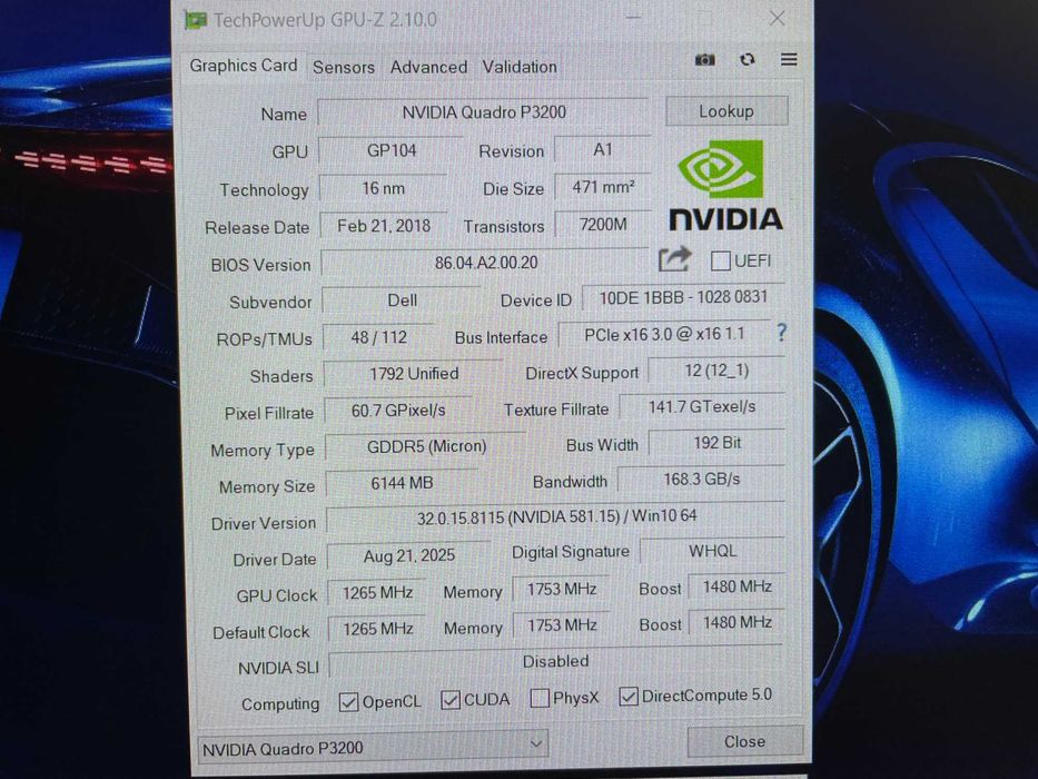 Ігровий Dell Precision 7530 STALKER 2 [i7H] IPS NVIDIA 6 GB Куліша 22