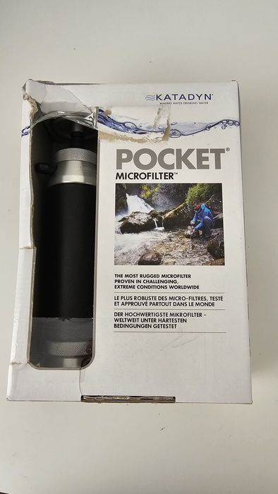 Katadyn Pocket kieszonkowy filtr do wody, czarny.