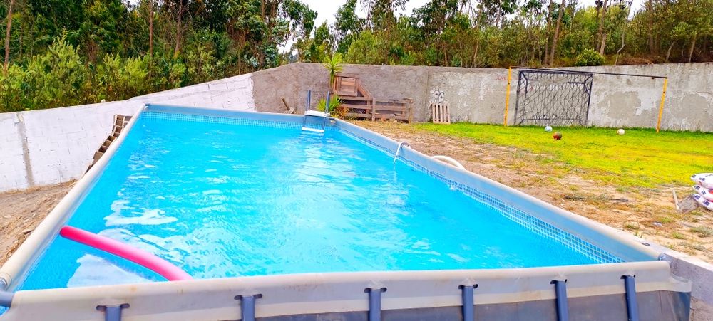 Piscina Intex xtr 7.32m água salgada