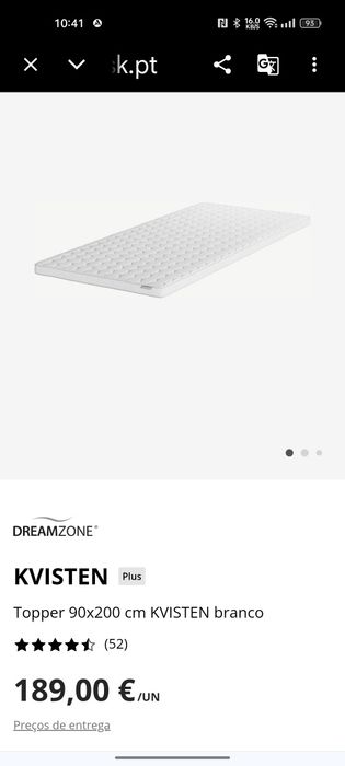 Novo-Topper Dreamzone 90x200