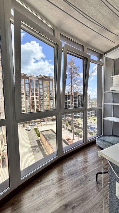 Двухкомнатная квартира.Центральный парк-Ирпень.Газ.Балкон