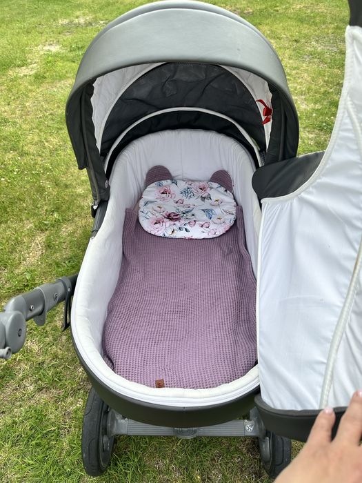 Wózek Roan Bass Soft eko skóra 2 w 1