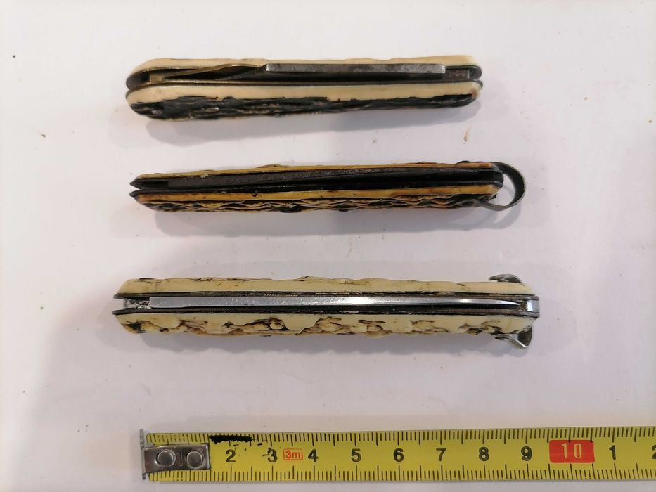 3 Canivetes de coleção 1 Pradel - Preço Conjunto