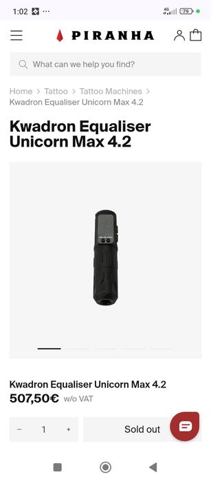 Máquina profissional tatuagem equalazer proton MX tattoo