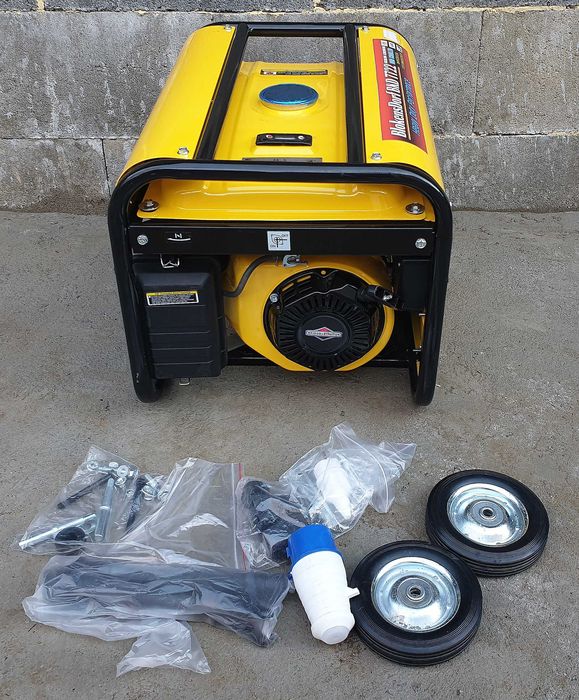 NOWY agregat prądotwórczy 1F 3,8kW 230V 3F 6,7kW 400V HC40-250/BOT