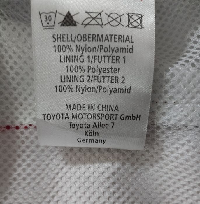 Куртка Panasonic TOYOTA вінтаж