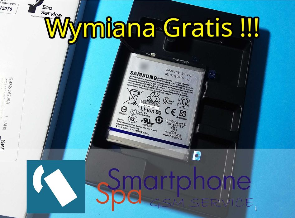 Oryginalna 100% bateria Samsung S20 FE 5g S20FE Szybka wymiana GRATIS