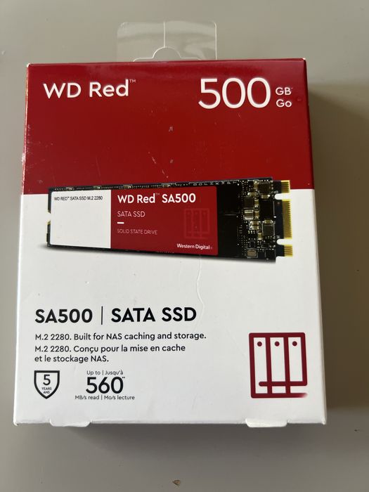 Dysk SSD WD Red SATA M2 Niemal nowy Serwerowy NAS