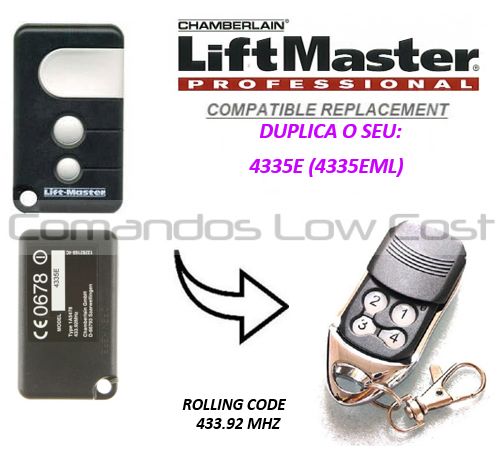 Garage Door Remote Compatible with Chamberlain Liftmaster64740378439811124