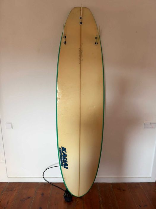 Kauai Surfboard / prancha de surf 7ft - thruster - 33Liter, Lightweight, vintage, all accessories included (Fin, leash, bag) - beginner / intermediate