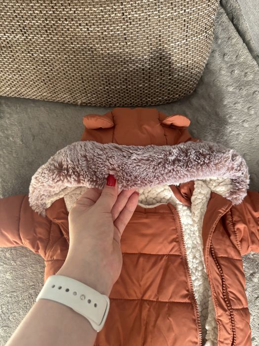 Теплий дитячий комбінезон George, 0-3 місяці (унісекс