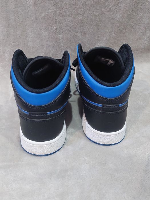 Nike air jordan 1 mid niebiesko czarne unisex 40 25cm