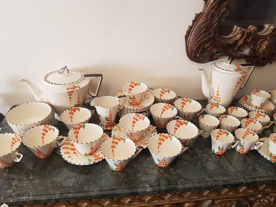 Serviços de chá  Arte deco,marca Burleigh