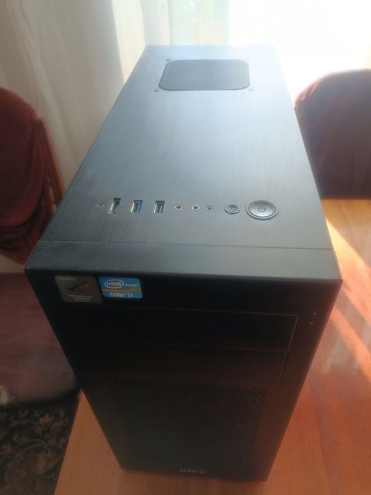 Игровой системный компьютер блок intel core i7 16ram geforse 970 4gb nvme m.2 512gb