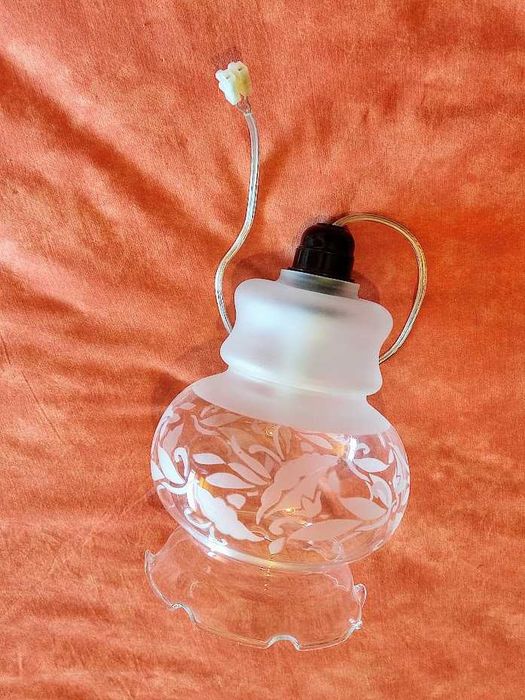 Candeeiro em vidro de pendurar suspenso de teto